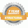 7 year strucural standard warranty